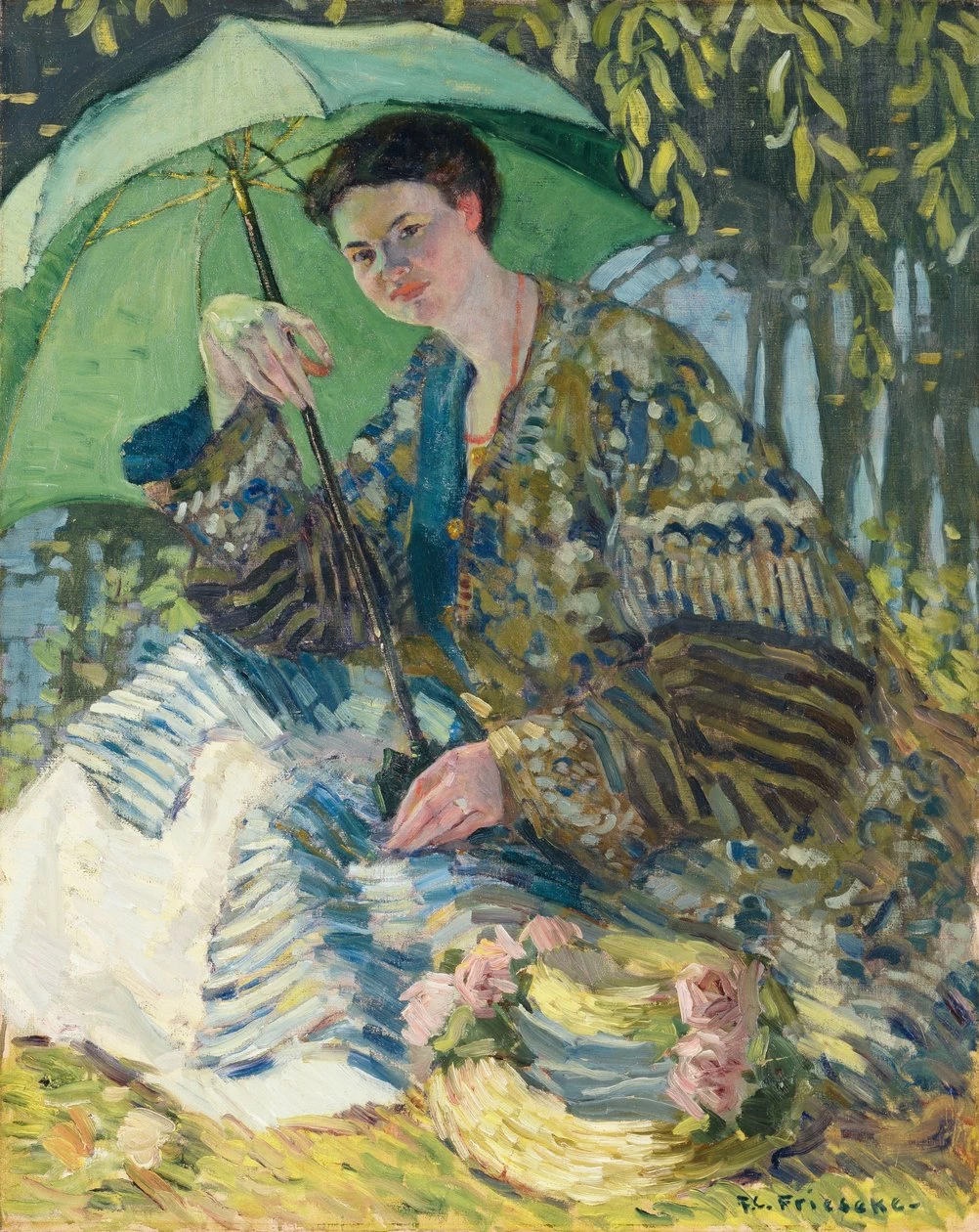 Dama con parasole